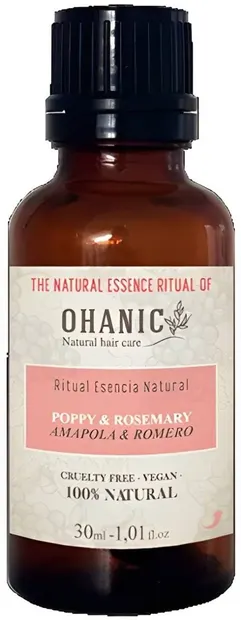 Ohanic Ulei de mac cu ulei esențial de rozmarin, 30 ml