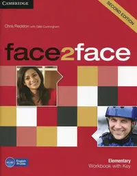 face2face Elementary Workbook with Key - Paperback brosat - Chris Redston , With Gillie Cunningham