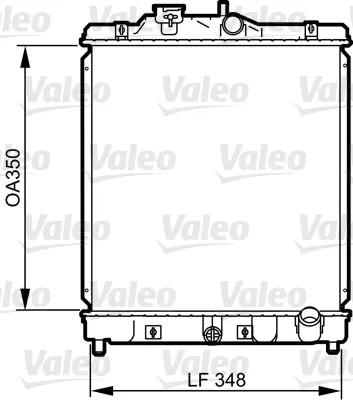Radiator motor potrivit HONDA HR-V 1.6