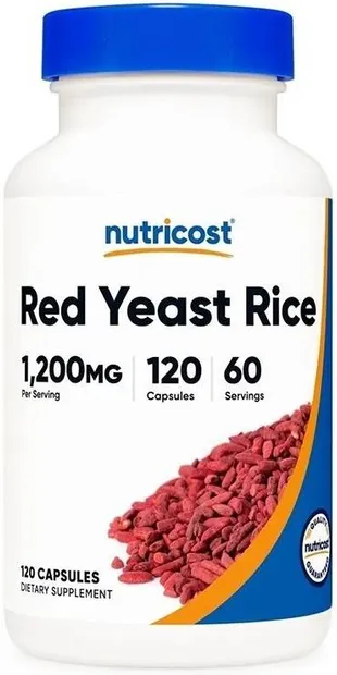 Red Yeast Rice, 1200 mg, 120 capsule, Nutricost