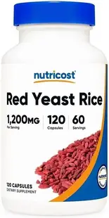 Red Yeast Rice, 1200 mg, 120 capsule, Nutricost