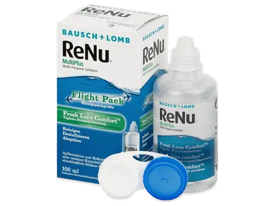 Soluție ReNu MultiPlus Flight Pack 100 ml