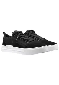 Tenisi barbati - piele naturala/textil - negru - 45EU
