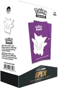 Protecții pentru cărți Ultra Pro - Huse de protecție pentru pachete Pokemon TCG: Gengar Apex (105 buc.)