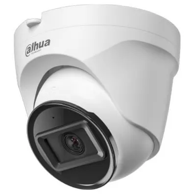 Camera IP turret seria ECO Dahua IPC-T1E20-A-0280B, 2MP, lentila 2.8mm, IR 30m, PoE, microfon, IP67