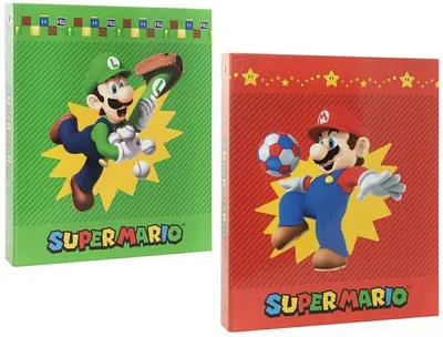 Suport pentru documente cu inele Panini Super Mario - Sport, sortiment