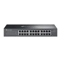 Omada 24-Port Gigabit Easy Managed Switch PORT: 24× Gigabit RJ45 Ports SPEC: 1U 13-inch Rack-mountable Steel Case FEATURE: Integ