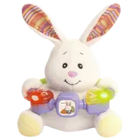 Jucarie interactiva bebe cu activitati si lumini 20 cm - Iepuras