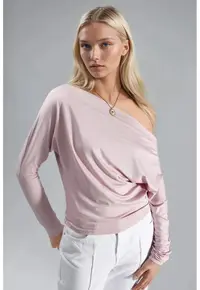 Bluza dama - Roz pal - Jerseu