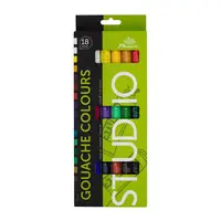 Set 2 x 18 Culori Guase Phoenix, 12 ml