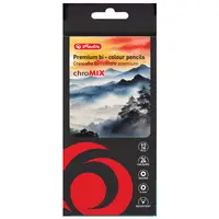 Creioane desen rotunde, bicolore, mina 4mm, 12buc/set, Artmate chroMIX, Herlitz