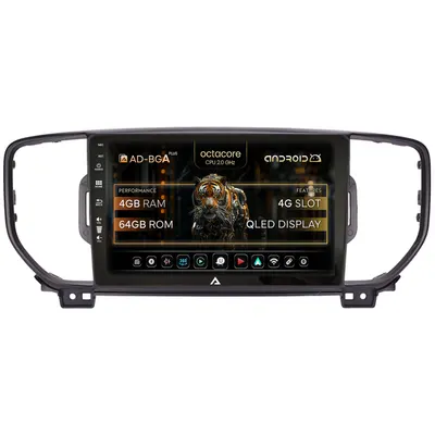 Navigatie Kia Sportage (2016-2018), Android, A-Octacore 4GB RAM + 64GB ROM, 9 Inch - AD-BGA9004+AD-BGRKIT150V2-B