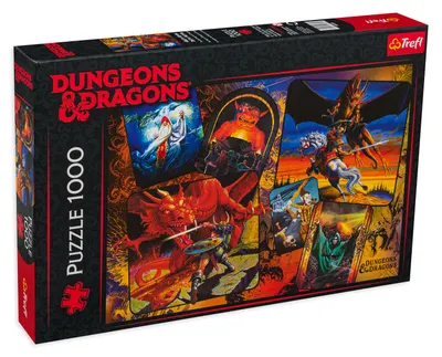 Puzzle Trefl din 1000 de piese - Originea Dungeons & Dragons
