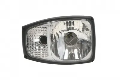 Far dreapta (H4 PY21W W5W, manual, culoare insert: crom platinat, culoare indicator: transparent) potrivit JCB 400, 5, 500, FASTRAC, TM