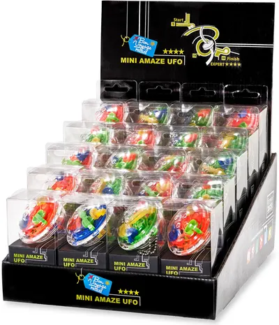 Puzzle logic 3D Eureka - Mini Amaze UFO, sortiment
