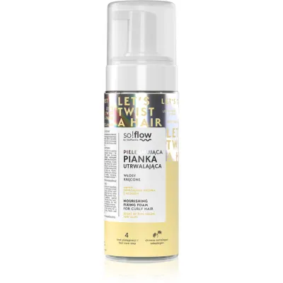 so!flow Curly Hair Nourishing Fixing Foam spuma pentru păr creț 170 ml