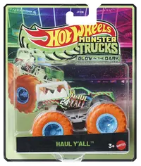 Buggy Hot Wheels Monster Trucks Glow in the Dark - Haul Y'all, 1:64