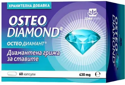 Osteo Diamond, 430 mg, 60 capsule, Zona Pharma