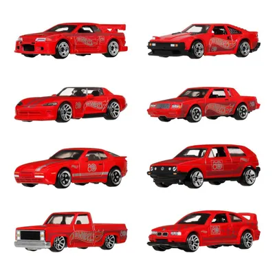 Set 8 Masini, Hot Wheels Silver Series, 80Th Anniversary, 1:64, JGK09