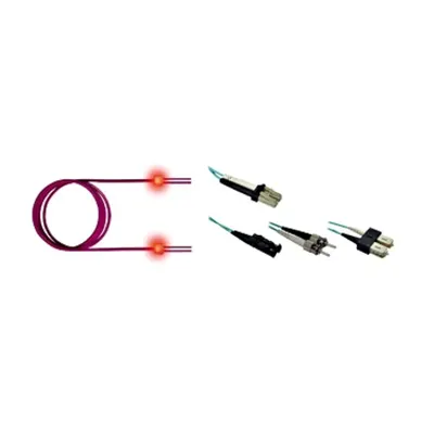 FO LED Patch Cord Premium, Duplex, LCD/LCD, G50/125, OM3, 2m