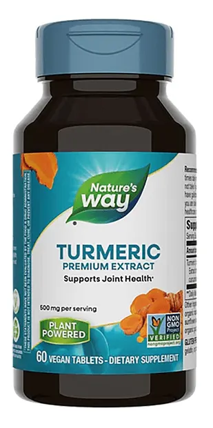 Turmeric, 500 mg, 60 tablete, Nature's Way