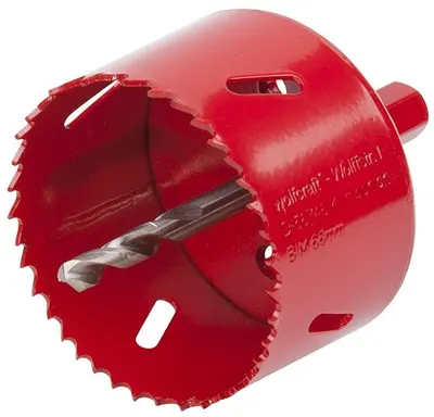 Freza-coroană pentru metal Wolfcraft - BiM , 68 х 40 mm, roşu