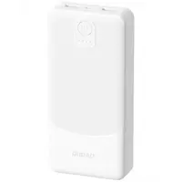 Baterie Externa Dudao K10Pro, 20000mAh, 12W, 2 x USB-A, Alba