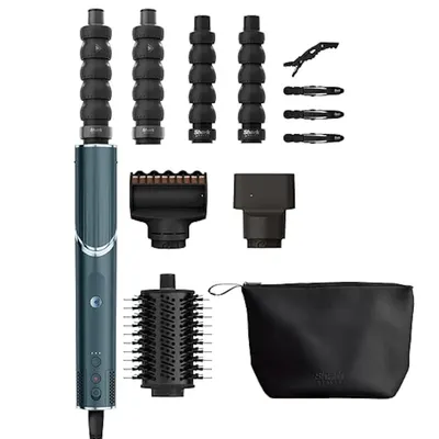 Aparat de stilizare multiplă Shark - FlexStyle HD456TLEU, 5-în-1, 1650W, Teal