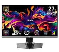 Monitor de gaming MSI - MAG 272UP QD-OLED X24, 26.5'', 240Hz, 0.03ms, negru