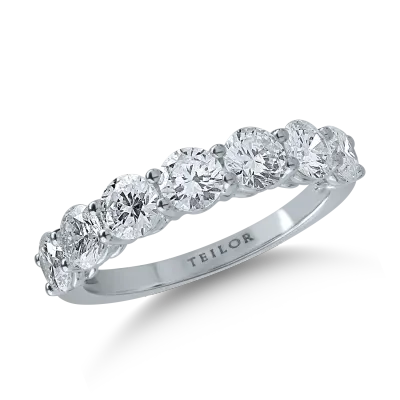 Inel din aur alb cu diamante de 1.93ct