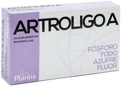Plantis Artroligo A Fosfor, iod, sulf și fluor, 20 de fiole de băut, Artesania Agricola