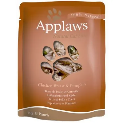 Applaws Cat Plic Piept Pui Cu Dovlecel 156 g