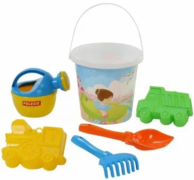 Set de plajă pentru copii Polesie Toys - 6 elemente, asortiment