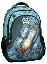 Rucsac școlar No Fear - Longboard, cu 3 compartimente