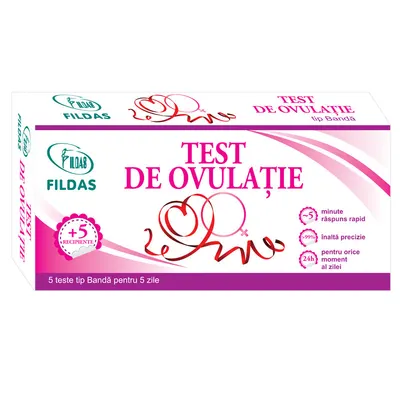 FILDAS Test ovulatie tip banda, 5 bucati