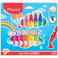 Carioci, 24 culori/set, Color'Peps My First Jumbo, Maped