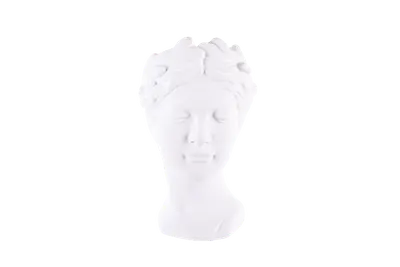 Vaza VENUS, 15x25 cm, portelan, alb