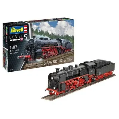 Locomotiva tren viteza s3/6 br18(5) cu tender 2‘2’t