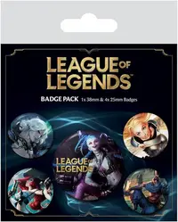 Set de insigne Pyramid Games: League of Legends - Champions