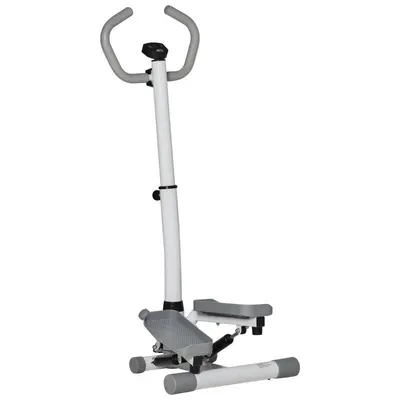 Stepper HOMCOM pentru antrenament acasă cu afișaj LCD, viteză reglabilă