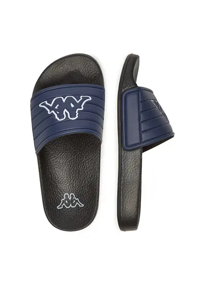 Slapi unisex pentru copii - negru/bleumarin