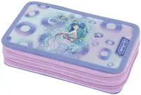Penar cu rechizite Herlitz - Mystic Mermaid, 2 fermoare