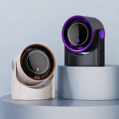 Ventilator portabil, 100 de viteze, incarcare USB-C, 2000 mAh
