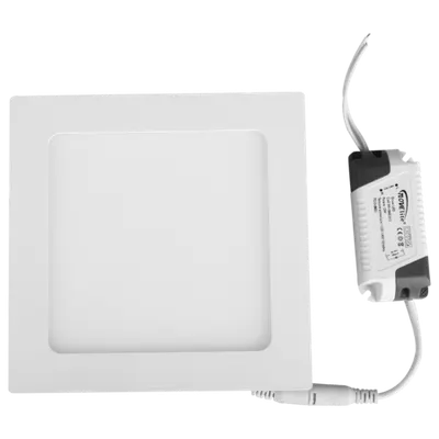 Spot Incastrat Patrat cu LED SMD 12W Alb 2700K 155x155