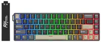 Tastatură mecanică Royal Kludge - RK68 HE Phantom, RK Mint Magnetic, RGB, Phantom