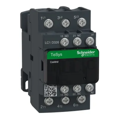 Contactor, TeSys Deca, 3P(3NO), AC-3/AC-3e, <=440V, 32A, bobina 24V AC 50/60Hz, terminale cu inel tip lug