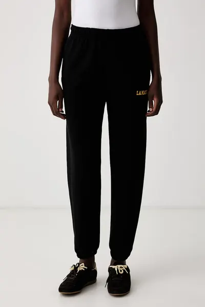 La Mania pantaloni de trening pentru femei cu bumbac GRANT