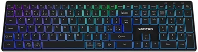 Tastatură Canyon - HKB-W11, fără fir, negru