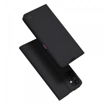 Husa pentru Samsung Galaxy A14 A145 / A14 5G A146, Techsuit, Magskin Book, Neagra