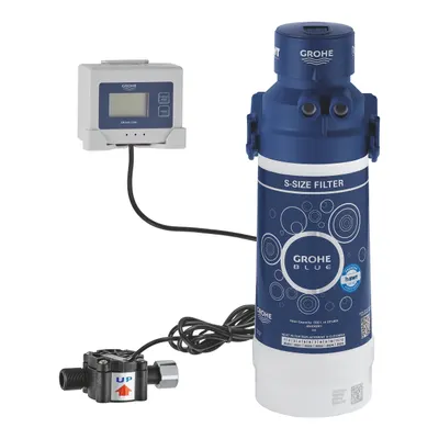 Set filtru Grohe Blue 40438001, filtru 600 L, racorduri, contor electronic, valva